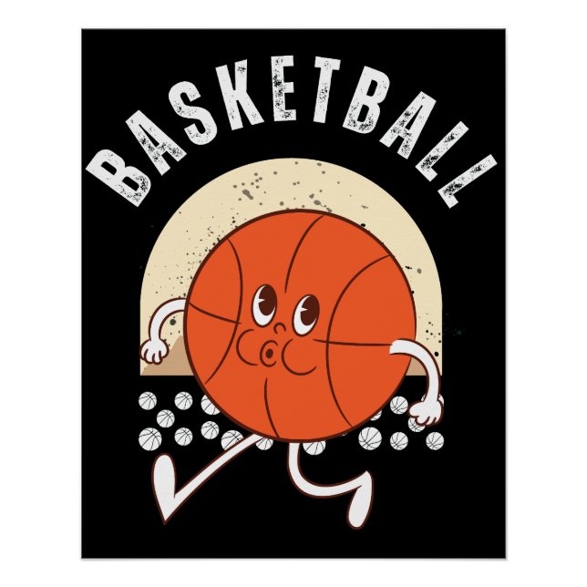 Póster Baloncestistas Deportes de Baloncesto (Anverso)