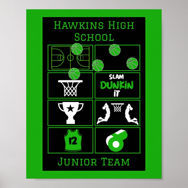 Póster Baloncestistas Júnior (Frente)