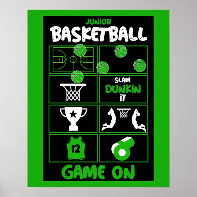Póster Baloncestistas Júnior (Frente)