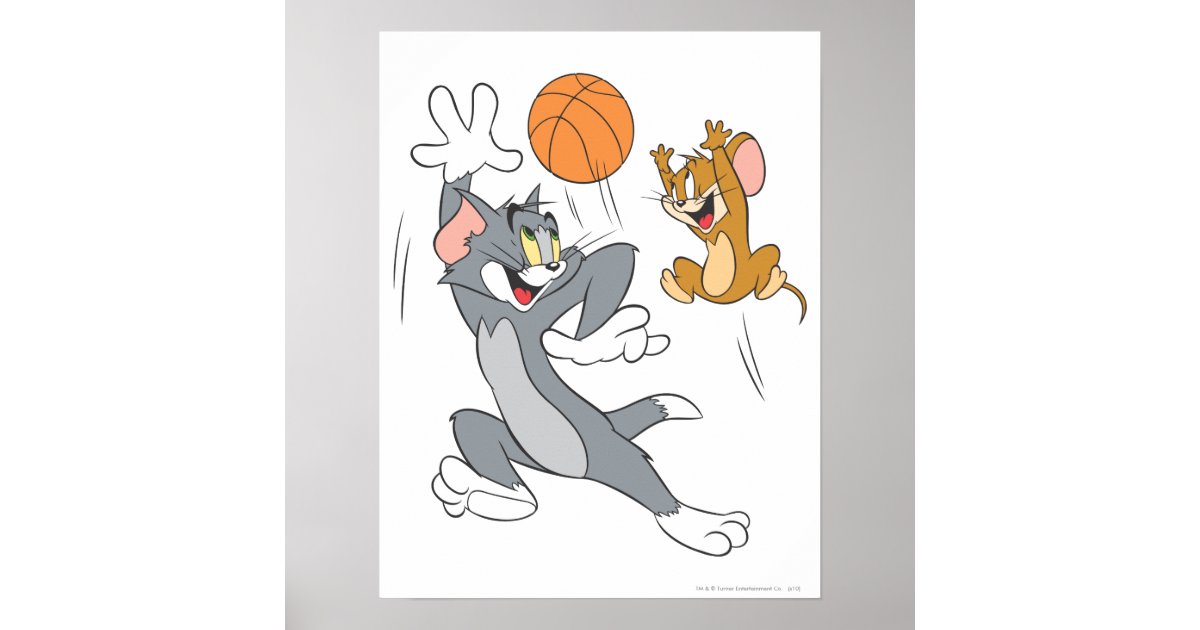 Poster Baloncesto 1 De Tom Y Jerry Zazzle Es Poster Baloncesto 1 De Tom Y Jerry Zazzle Es