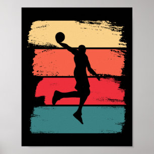 Póster Baloncesto Baloncesto Jugador de Baloncesto Juega 