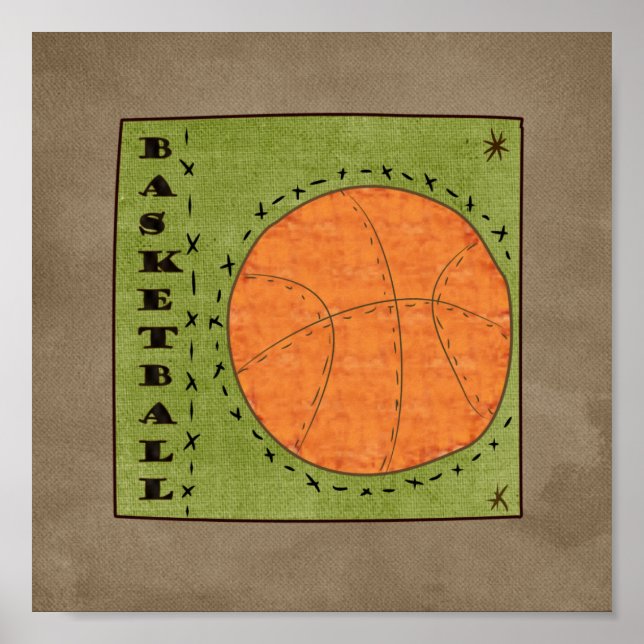 Póster Baloncesto (Colección deportiva) (Frente)
