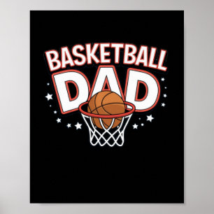 Póster Baloncesto con papá