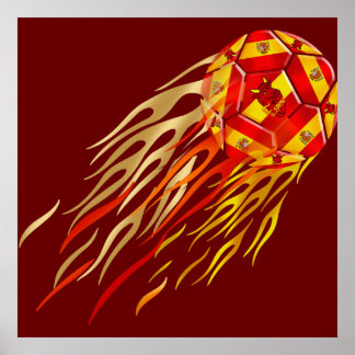 Póster Baloncesto de fútbol sala de España