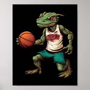 Póster Baloncesto de Lizard