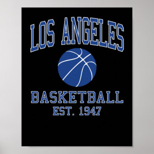Póster Baloncesto de Los Ángeles