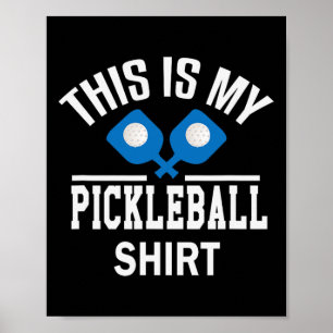 Póster Baloncesto - Dinker Badminton Tennis Pickleball Gi