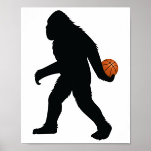 Póster Baloncesto en pie de página