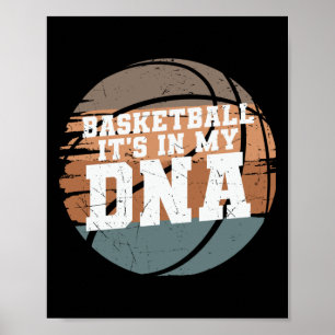 Póster Baloncesto está en mi Adn 1