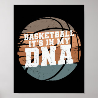 Póster Baloncesto está en mi Adn 1