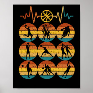 Póster Baloncesto Heart Beat