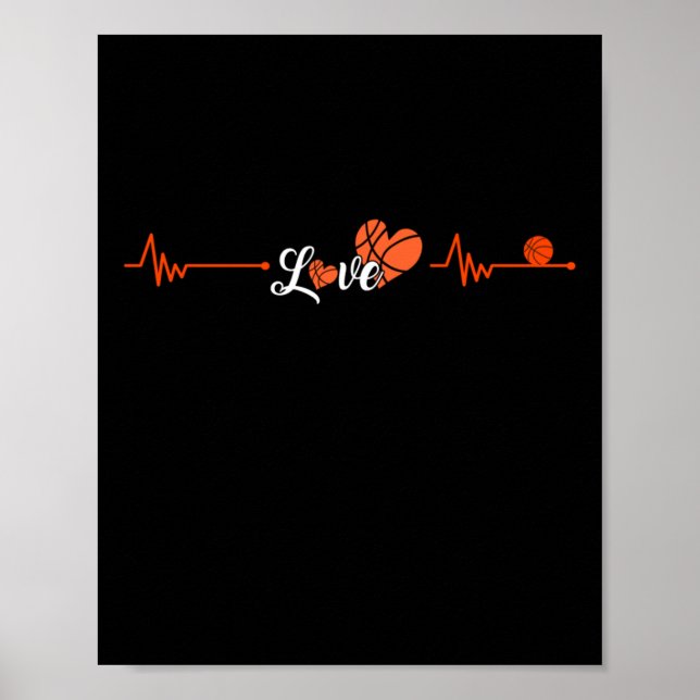 Póster Baloncesto Heartbeat (Frente)