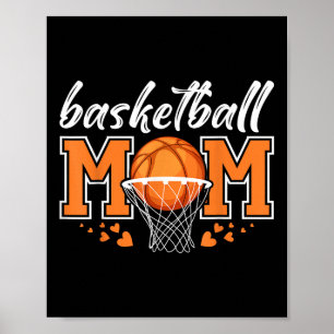 Póster Baloncesto Mamá Mamá Mamá Madre Juego Día De Balon