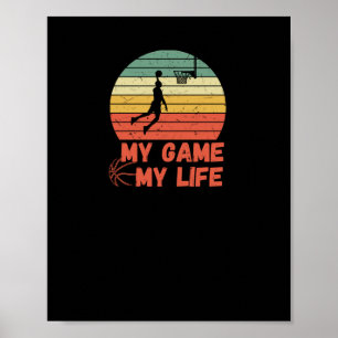 Póster Baloncesto Mi juego Mi vida