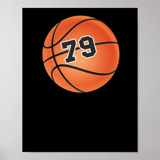 Póster Baloncesto número 79 (Frente)
