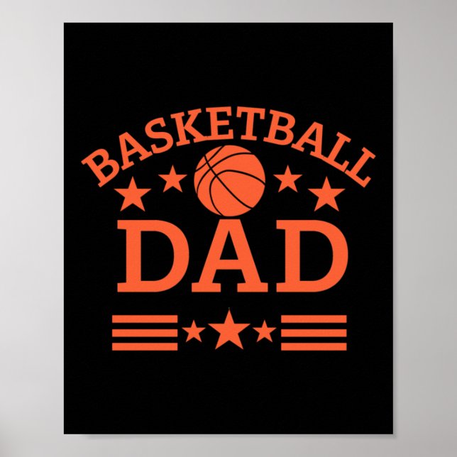 Póster Baloncesto papá 2 (Frente)