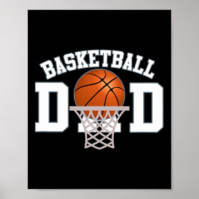 Póster Baloncesto Papá 4 (Frente)