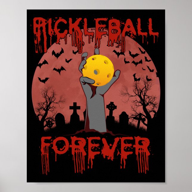 Póster Baloncesto para siempre en Halloween (Frente)