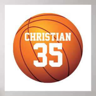 Póster Baloncesto personalizado