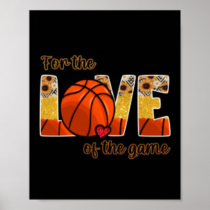 Póster Baloncesto Por El Amor Del Juego