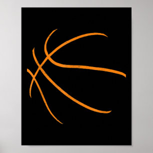 Póster Baloncesto Silhouette Bball Club Deportivo Bach