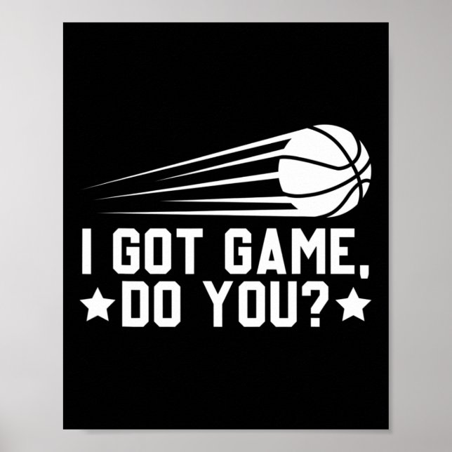 Póster Baloncesto Tengo Juego (Frente)