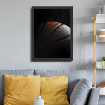 Baloncesto Texturizado Minimalista Oscuro