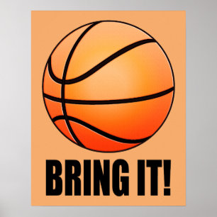 Póster Baloncesto: ¡Tráigalo!
