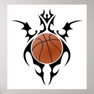 Póster baloncesto : tribalz