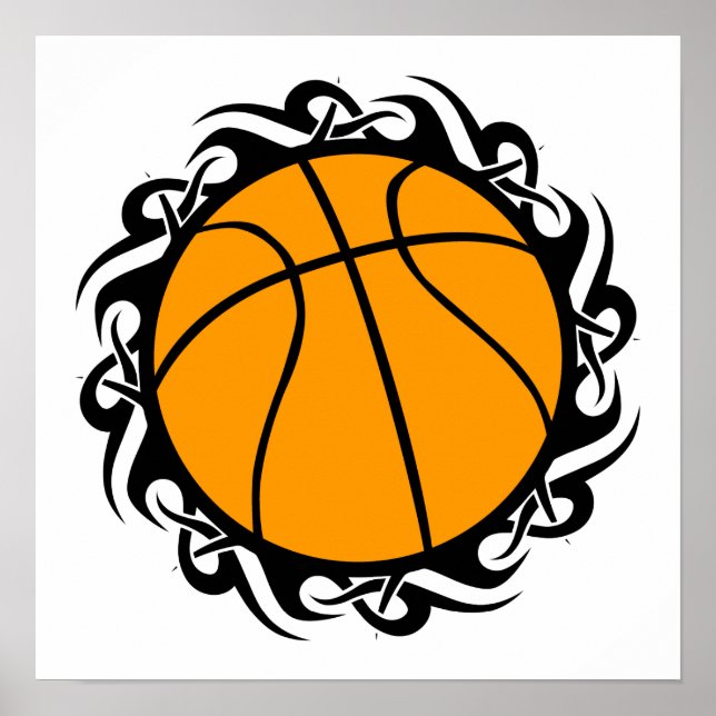 Póster baloncesto : tribalz (Frente)