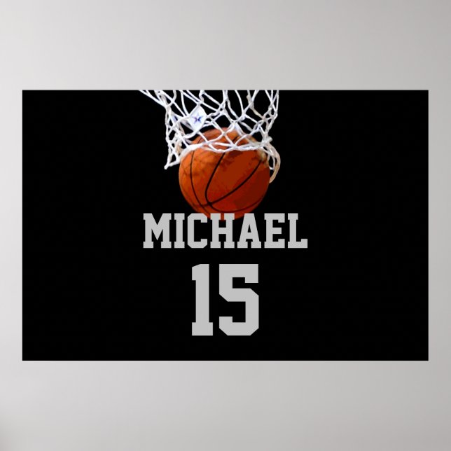 Póster Baloncesto Tu Nombre (Frente)