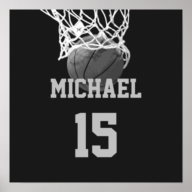 Póster Baloncesto Tu Nombre (Frente)