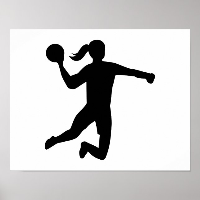 Póster Balonmano femenino (Frente)
