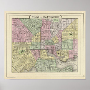 Póster Baltimore