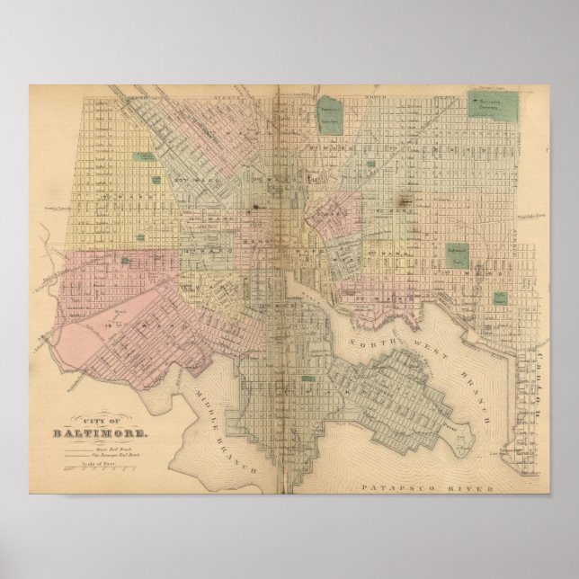 Póster Baltimore 3 (Frente)