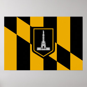 Póster Baltimore Flag
