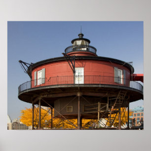 Póster BALTIMORE, MARYLAND. EE.UU. Conocimiento de siete 