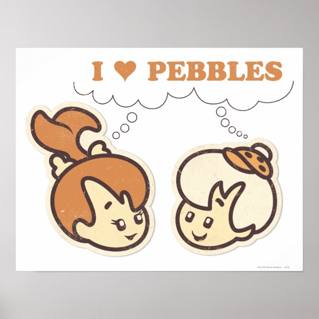 Póster Bam Bam ama a PEBBLES™ (Frente)