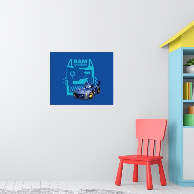 Póster Bam BatUCI™ - El Batmobile (Guardería 1)