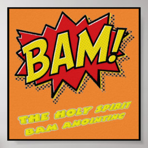 Póster Bam! Comic Poster. This is a lovely comic saying