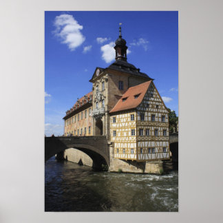 Póster Bamberg, el Rathaus de Alemania