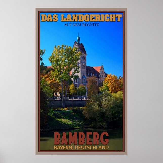 Póster Bamberg Landgericht (Frente)