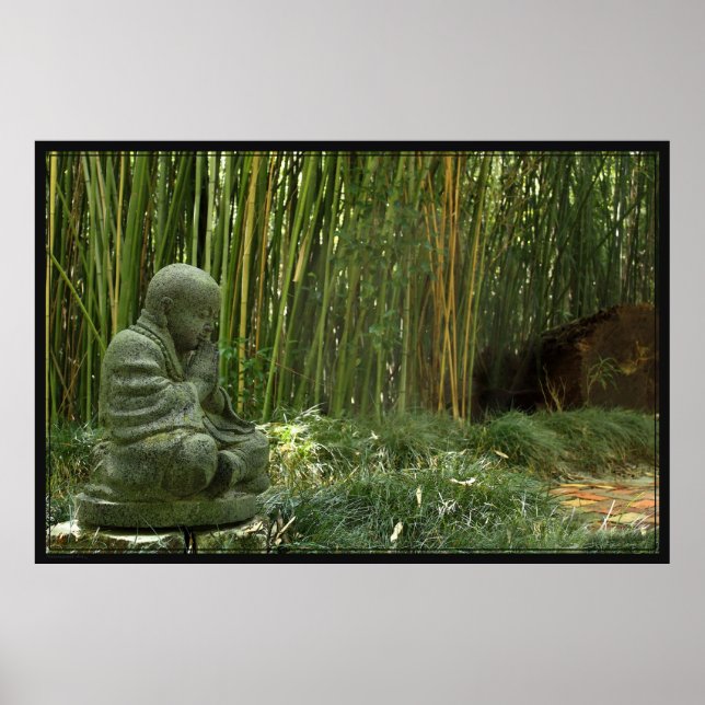 Póster Bamboo Buddha Poster -60x40 -other sizes available (Frente)