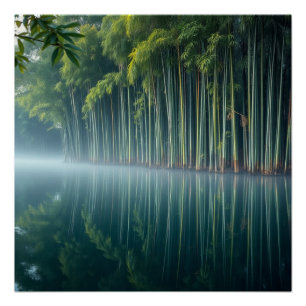 Póster bamboo forest