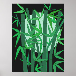 Póster Bamboo Moon
