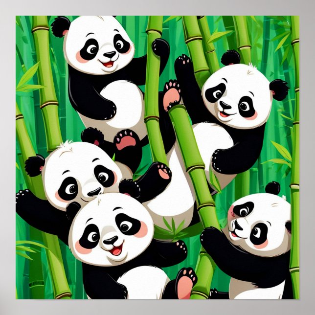Póster Bamboo Panda (Frente)
