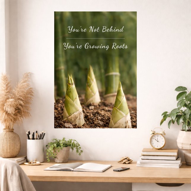 Póster Bambú motivacional para mujer empresaria (Subido por el creador)