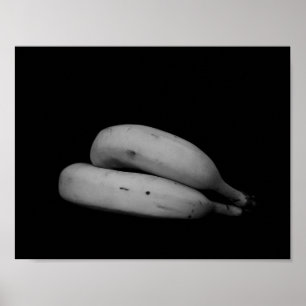 Póster Bananas enamoradas Bella diversión única de Guay