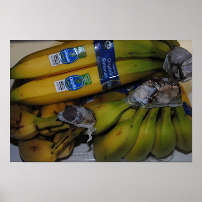 Póster Bananas orgánicas (Frente)