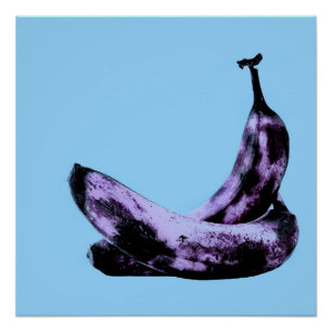 Póster Bananas rosadas Pop Art